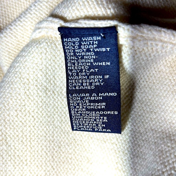 Jones New York Sleeveless Tank Women’s Sweater Ivory/Cream Size Large - Picture 5 of 5